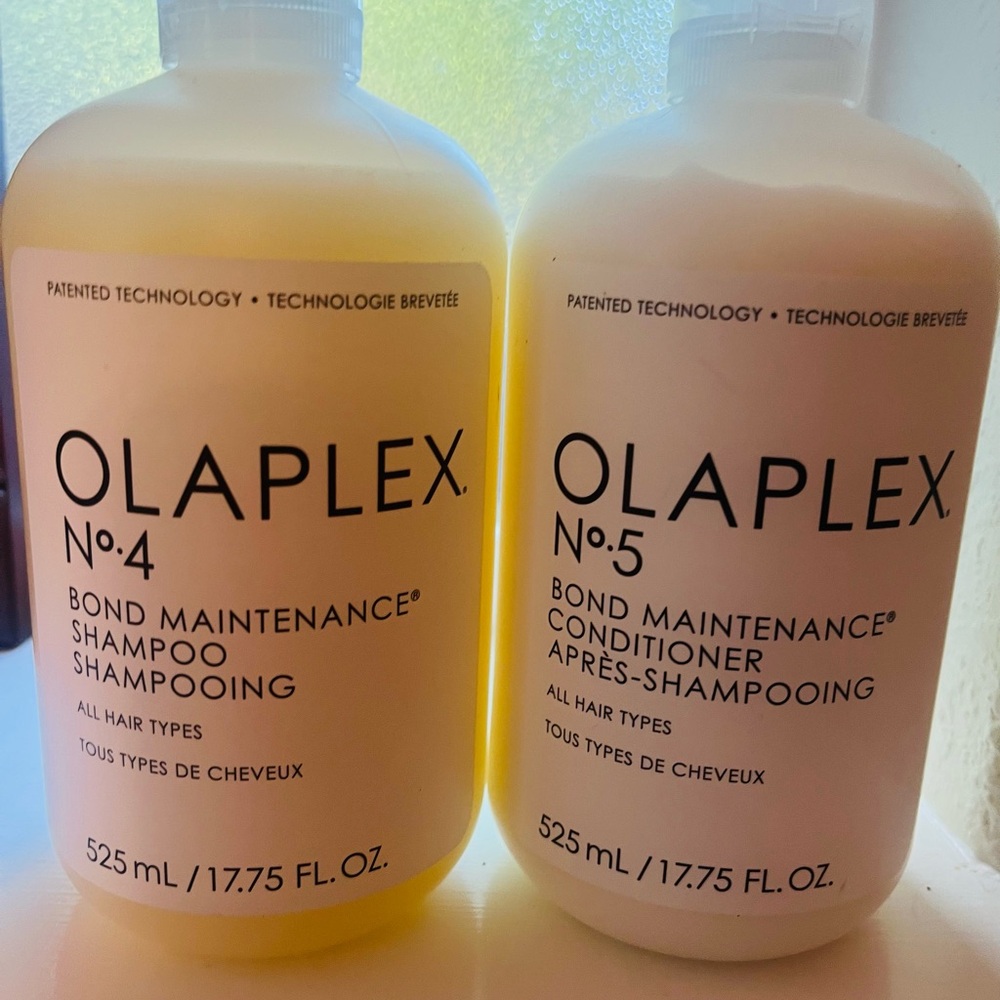 OLAPLEX No. 4 Bond Maintenance Shampoo & No. 5 Conditioner, New/Sealed 17.75 Oz